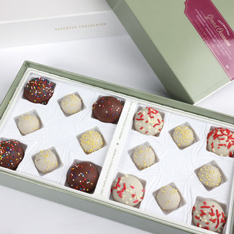 Assorted boxed chocolates, Rocky Mountain Chocolate Factory, Grand Occasion