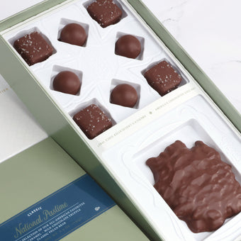 Assorted boxed chocolates, Rocky Mountain Chocolate Factory, National Pastime