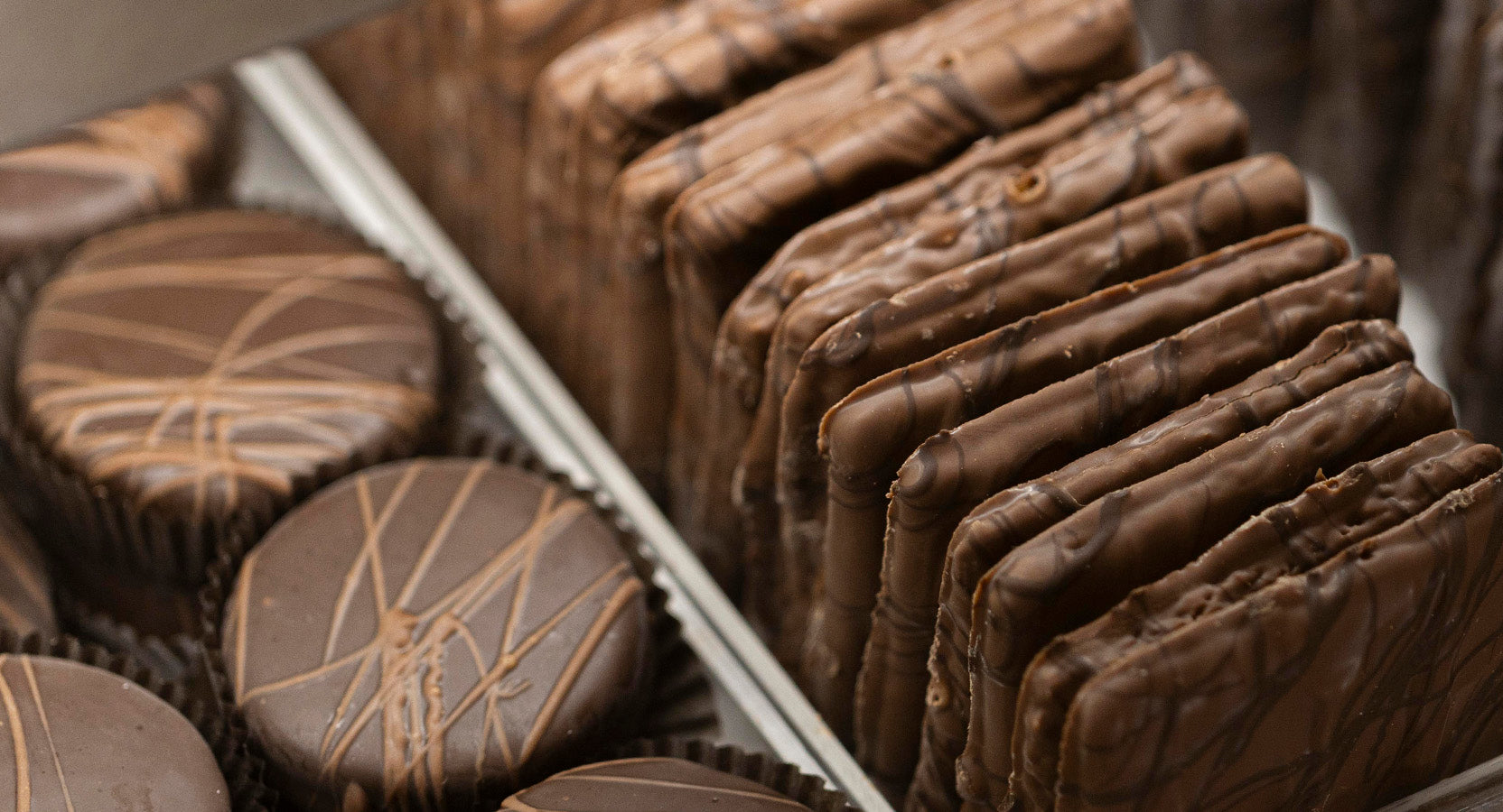 Luxury chocolate selections, Rocky Mountain Chocolate Factory
