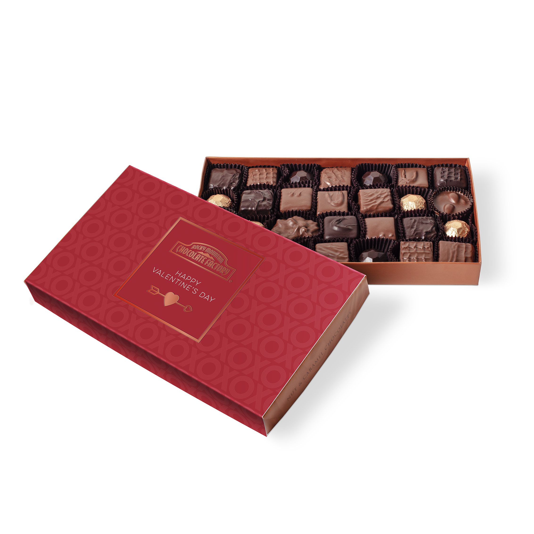 Valentine's Nut & Caramel Chocolates Gift Box