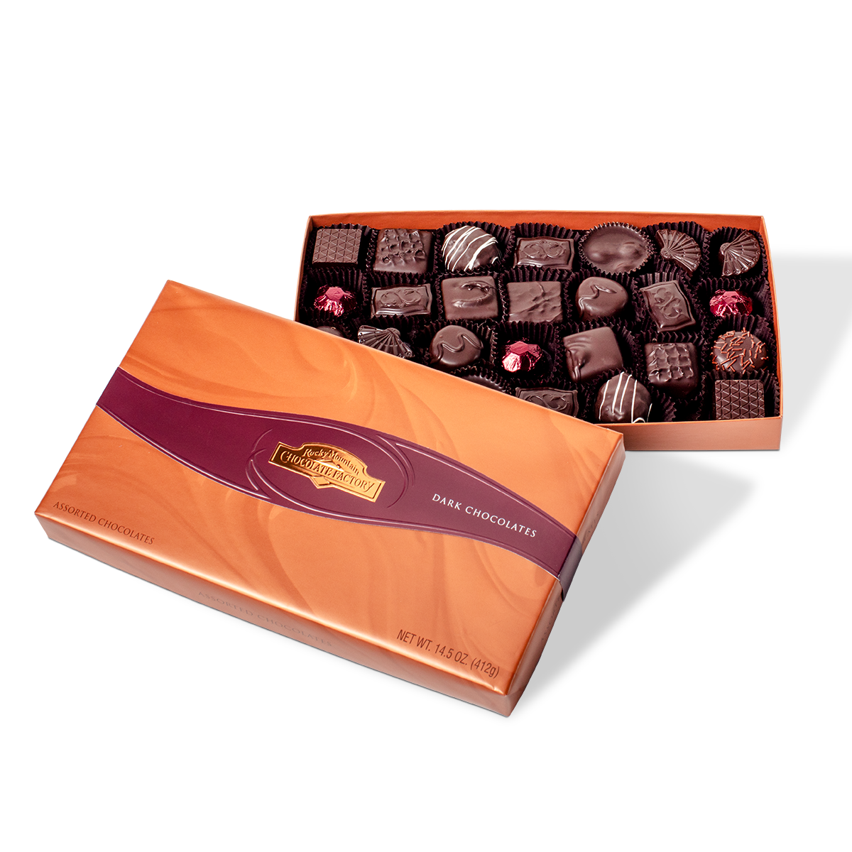 Dark Chocolate Assorted Gift Box 14.5 oz. - rmcfshop