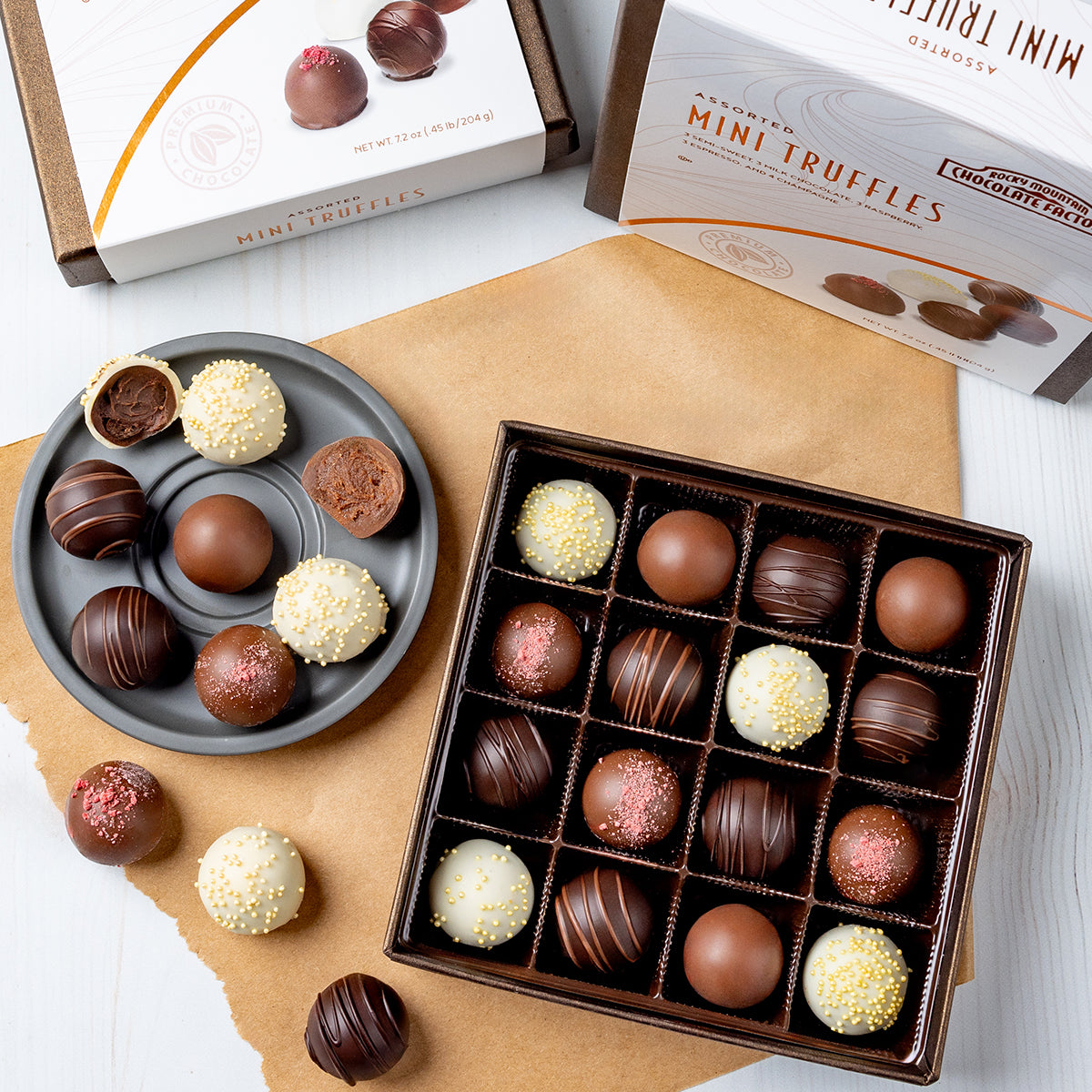 Mini Gourmet Truffles Gift Box