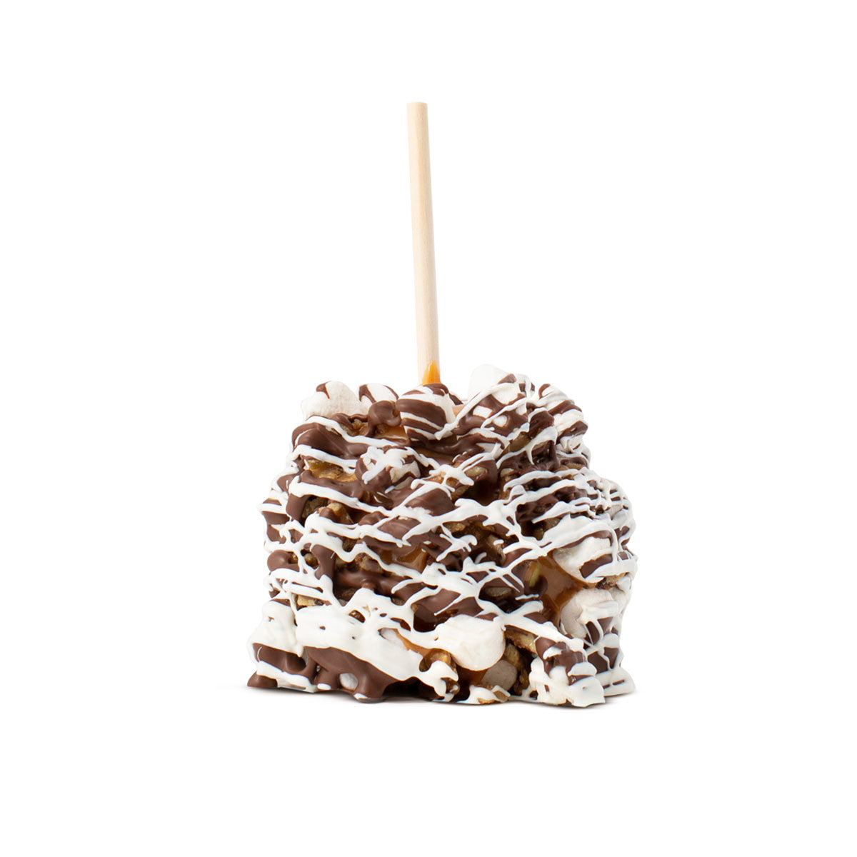 Rocky Road Caramel Apple