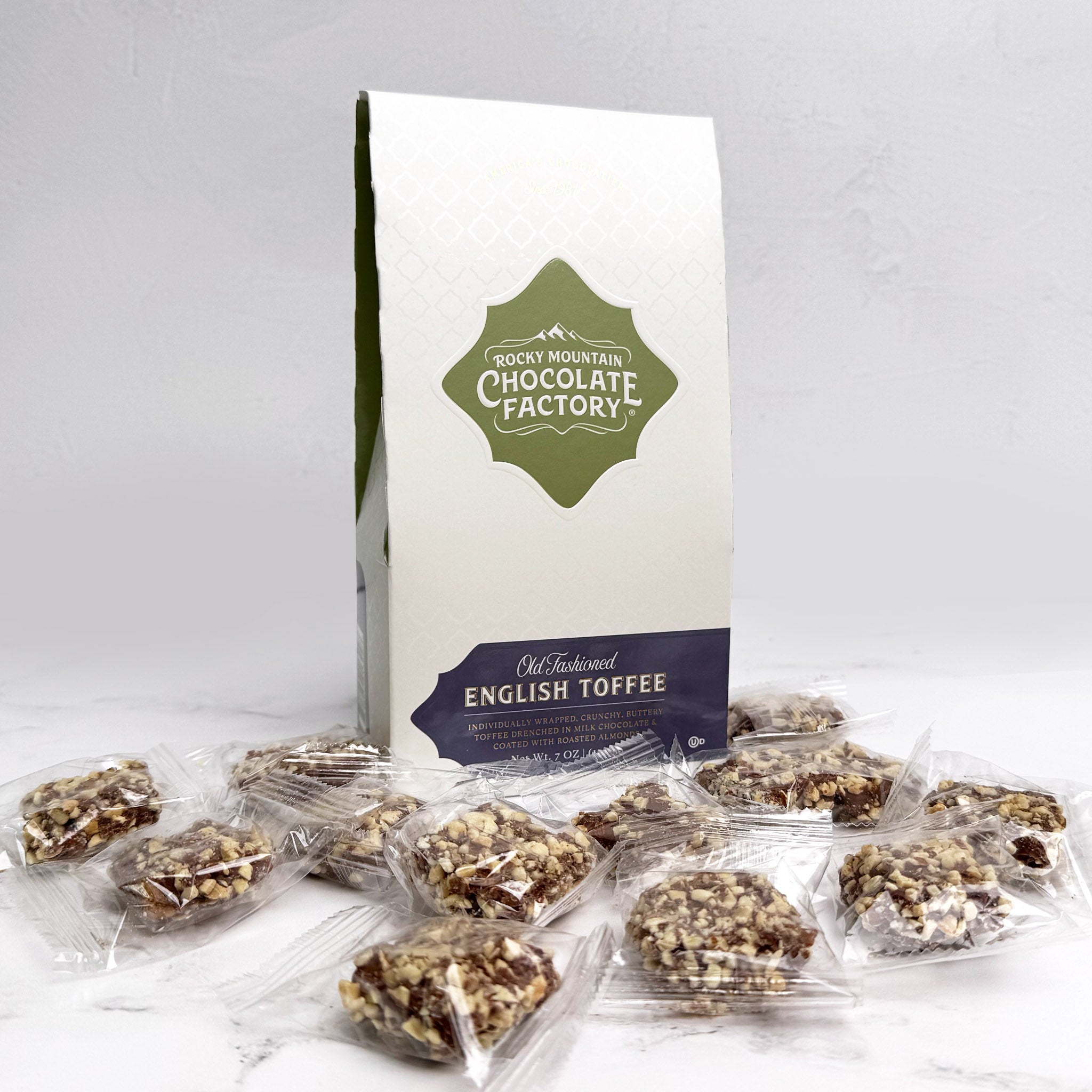 Old Fashioned English Toffee | Individually Wrapped | Rocky